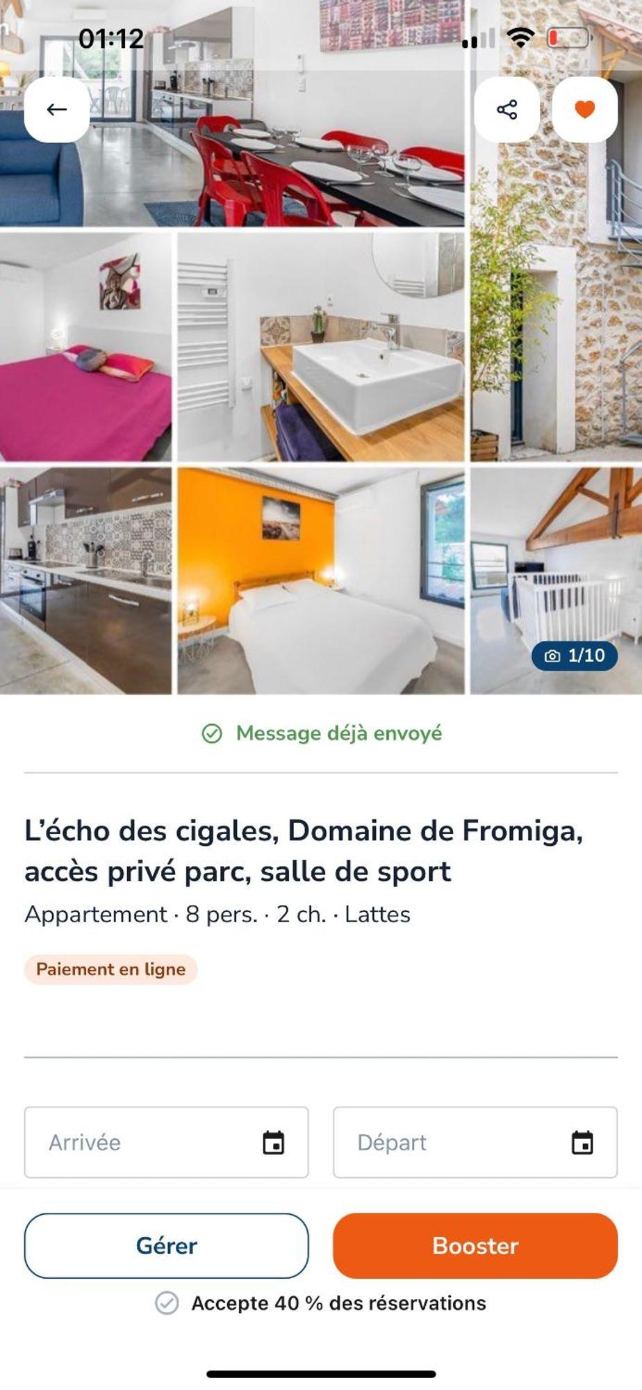 Apartment Le Domaine De Fromiga